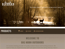 Tablet Screenshot of huntbighorn.com